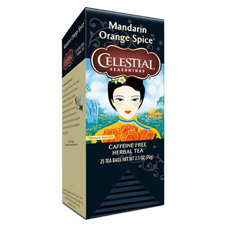Celestial Seasonings Mandarin Orange Spice Tea Bags 25ct
