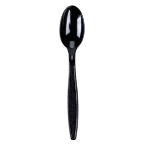 Black Heavy Duty Spoon Plastic