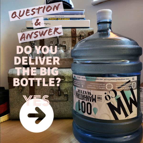 5gl bottle of 001 by Manhattan Water